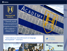 Tablet Screenshot of hamsteadhall.com